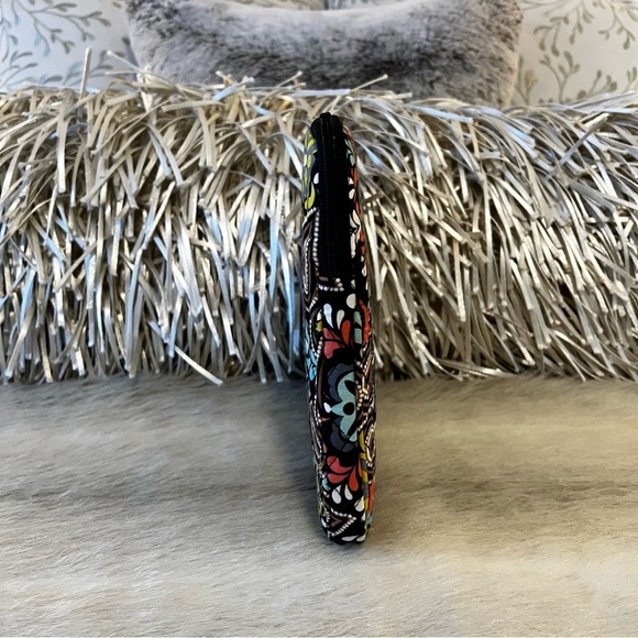 VERA BRADLEY Sierra 2015 Black Orange Blue 10.5 x 8” Padded Tech Tablet Sleeve - Picture 6 of 10